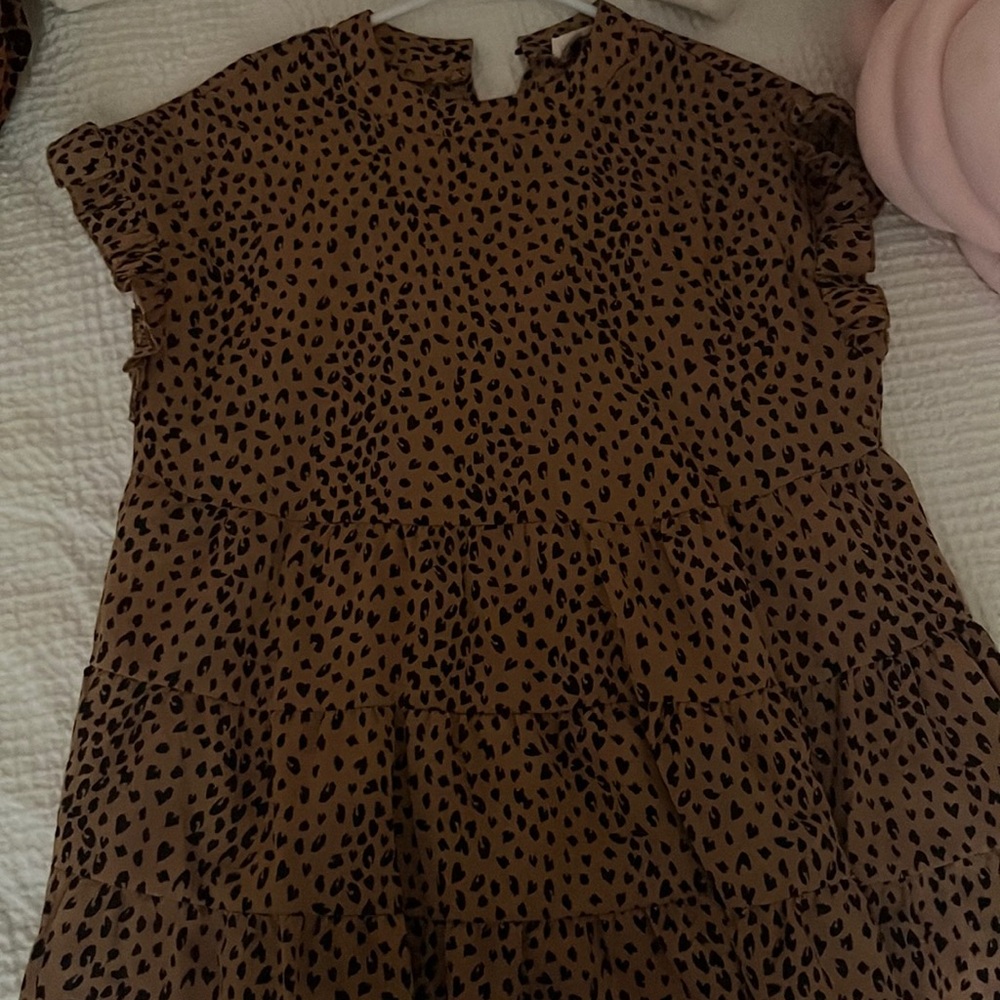 Cheetah flowy top
